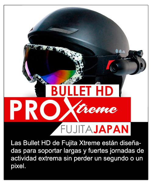 Camara Bullet HD Pro Extreme Fujita Japan Resolución HD 1080mp/ 1920x 1080/ 30fps