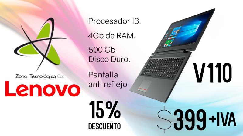 lenovo V110 4 Gb 500 Gb I3 promocion