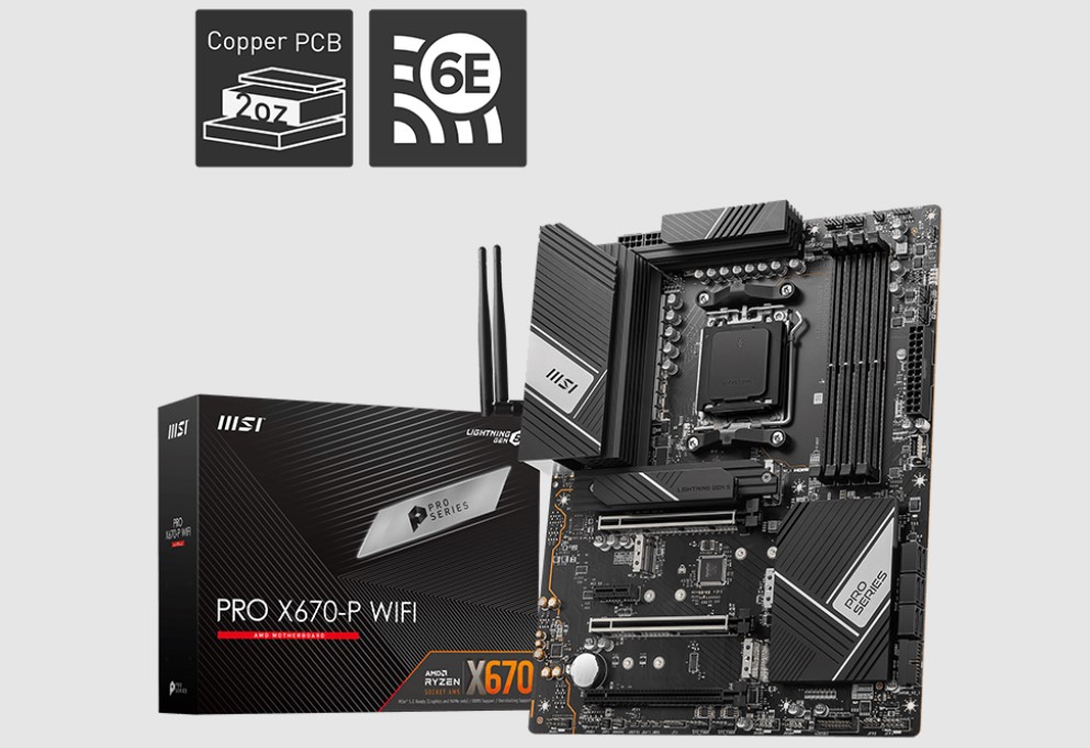 MSI PRO X670 P WIFI Motherboard Mainboard Tarjeta Madre CPU Procesador Quito