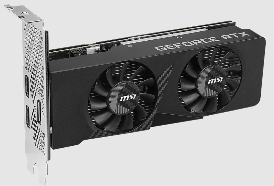 MSI GeForce RTX 3050 LP E 6G OC Tarjeta Grafica GPU ECC